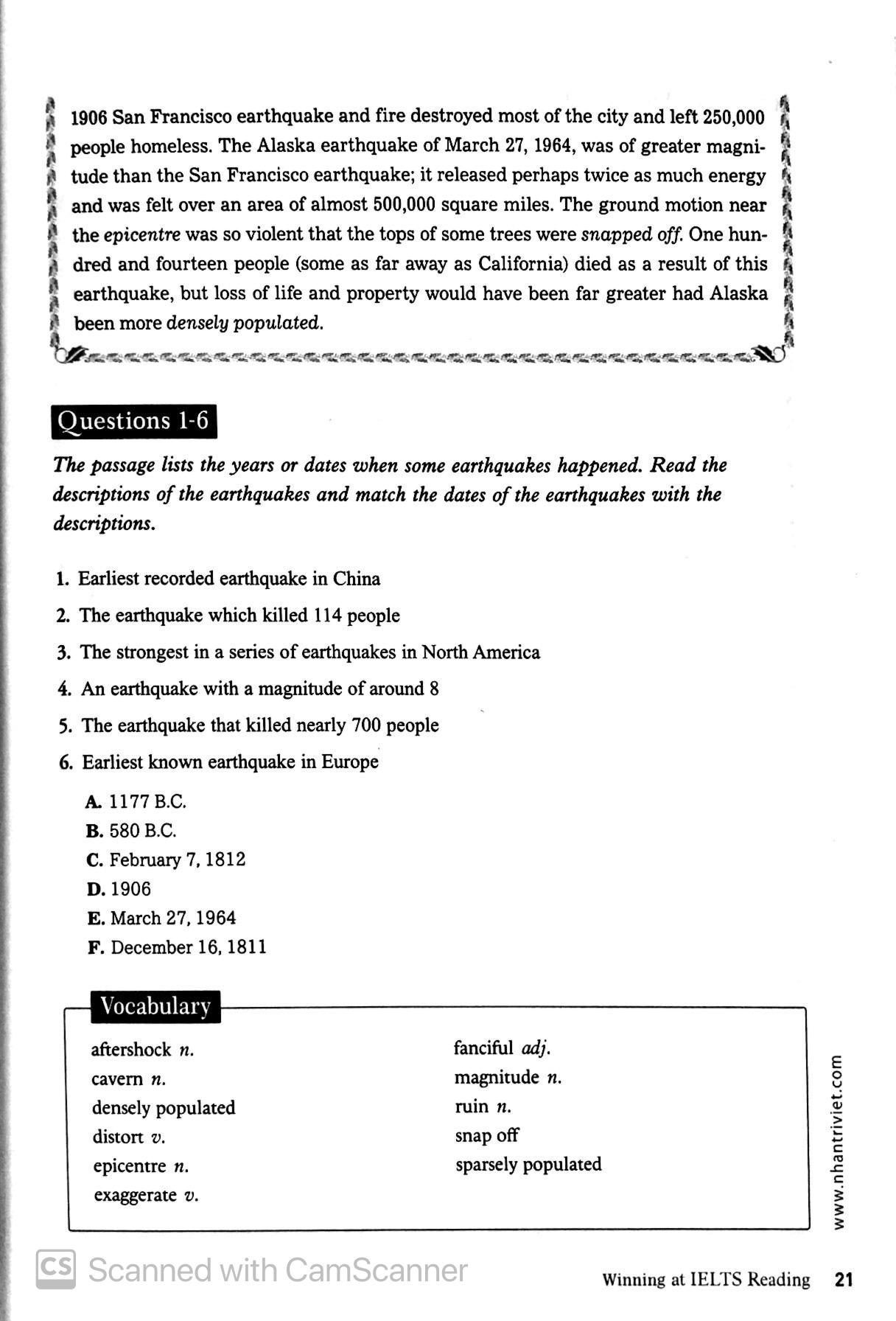 Winning At IELTS Reading (Không CD)