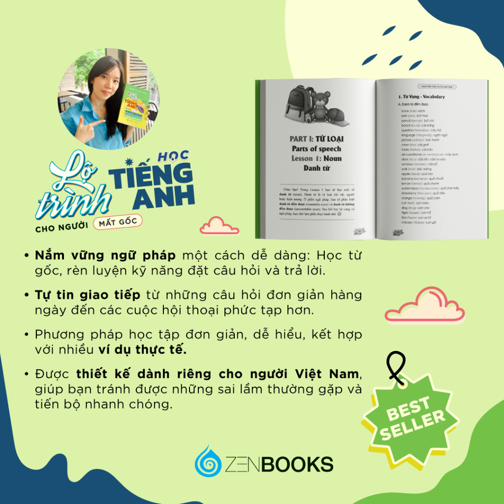 Bộ Sách Mentor + Lộ Trình Học Tiếng Anh Cho Người Mất Gốc