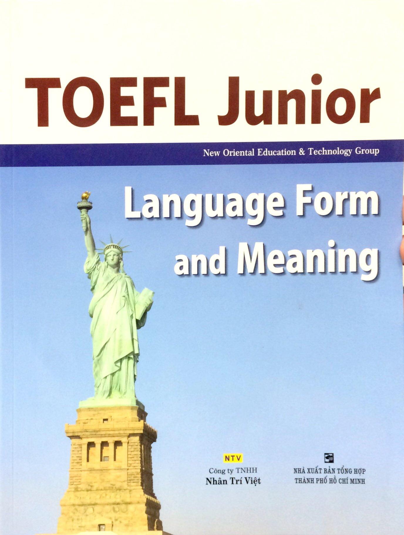TOEFL Junior Listening Language Form And Meaning (Không CD)