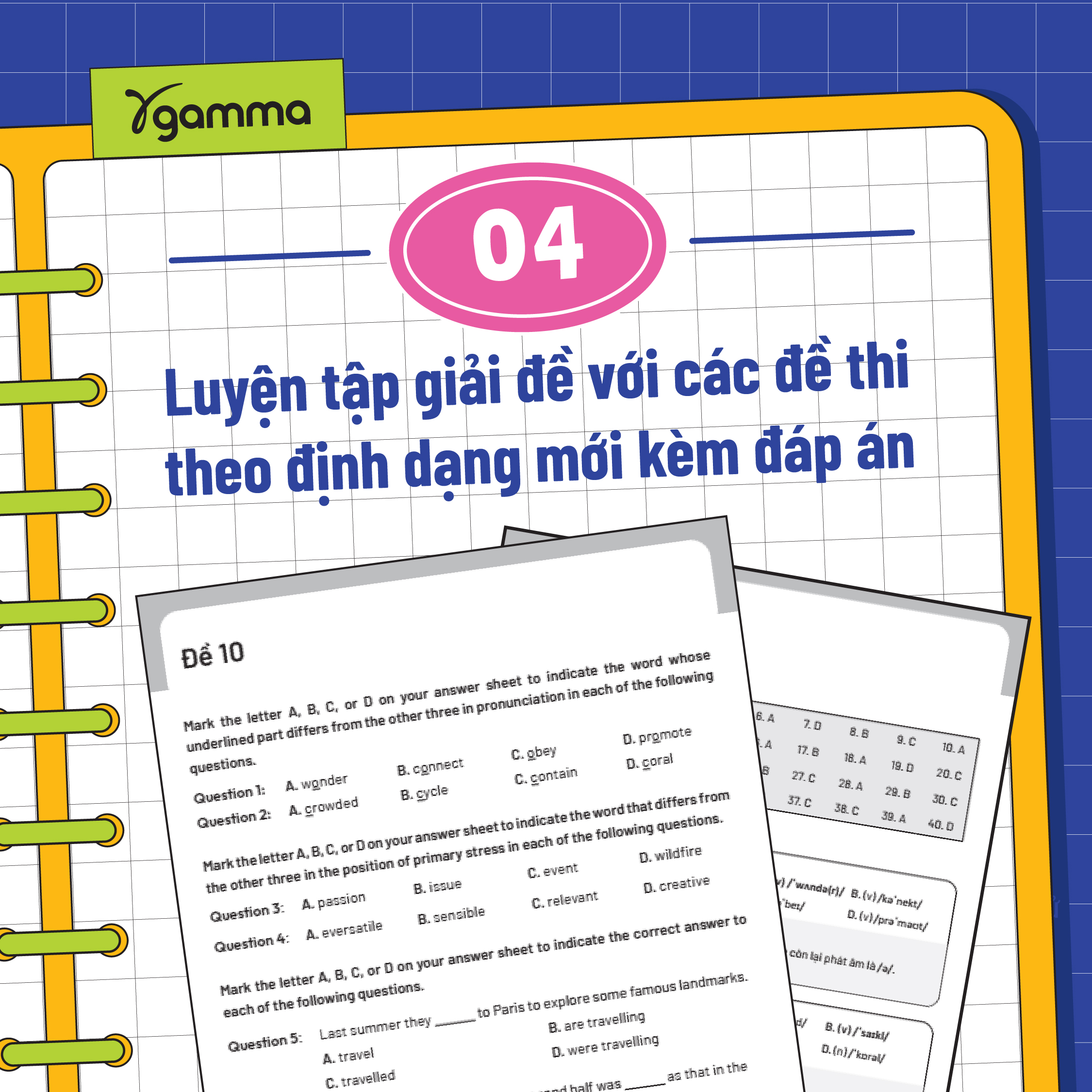 Combo Sách Bộ Đề Thi Thử Tốt Nghiệp THPT Môn Tiếng Anh + Nuance 1 - 50 Sắc Thái Của Từ