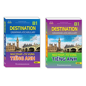 Combo DESTINATION B1 - Ngữ pháp và từ vựng tiếng anh tập 1+2. Tặng bút/ sổ tay