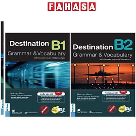 Sách - Combo Sách Destination - Grammar And Vocabulary with Answer Key - B1 + B2 (Không Đáp Án) (Bộ 2 Cuốn)