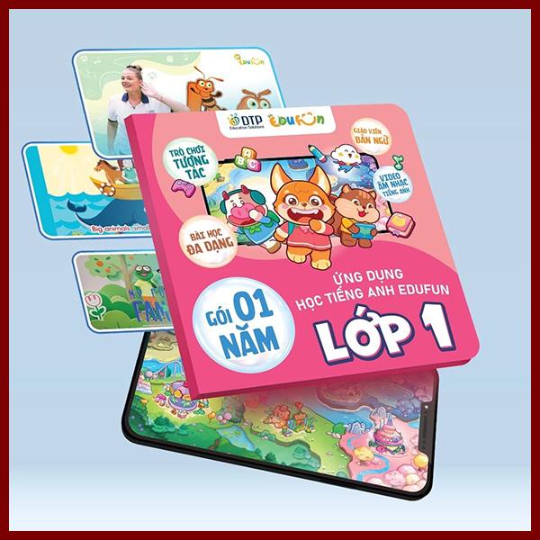 Gói Edufun Premium Level 1 (Thẻ Học Tiếng Anh EDUFUN + Tặng Kèm Sách Học Sinh, Sách Bài Tập, 2 Cuốn Truyện)