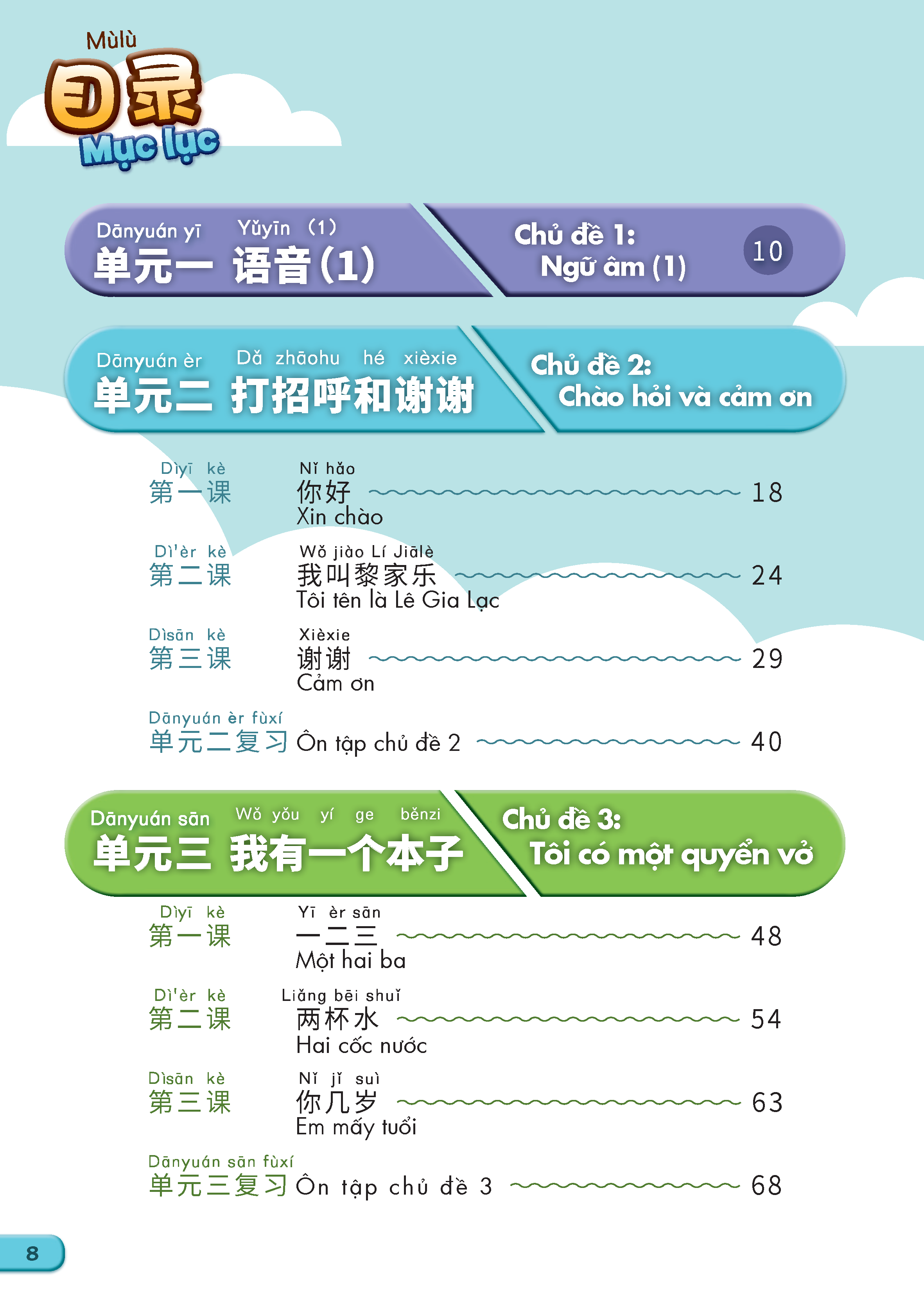 Tiếng Trung Quốc 3 - Sách bài học