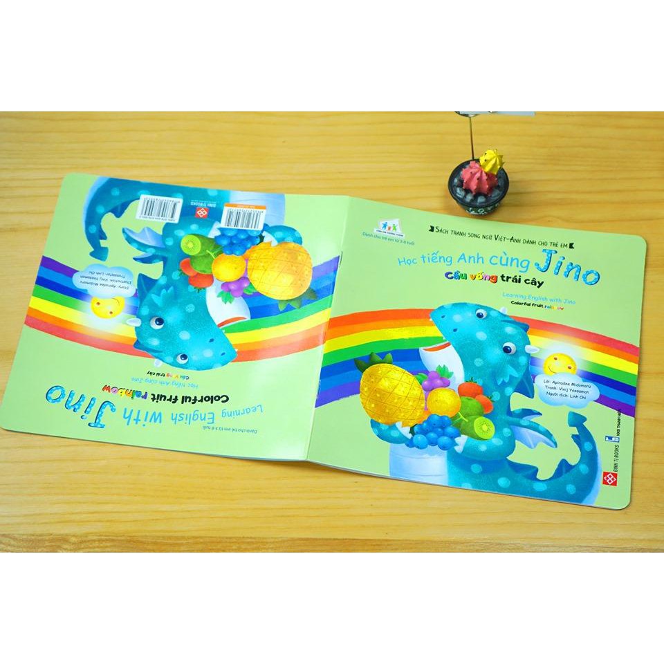 Học Tiếng Anh Cùng Jino - Learning English With Jino - Cầu Vồng Trái Cây - Colorful Fruit Rainbow