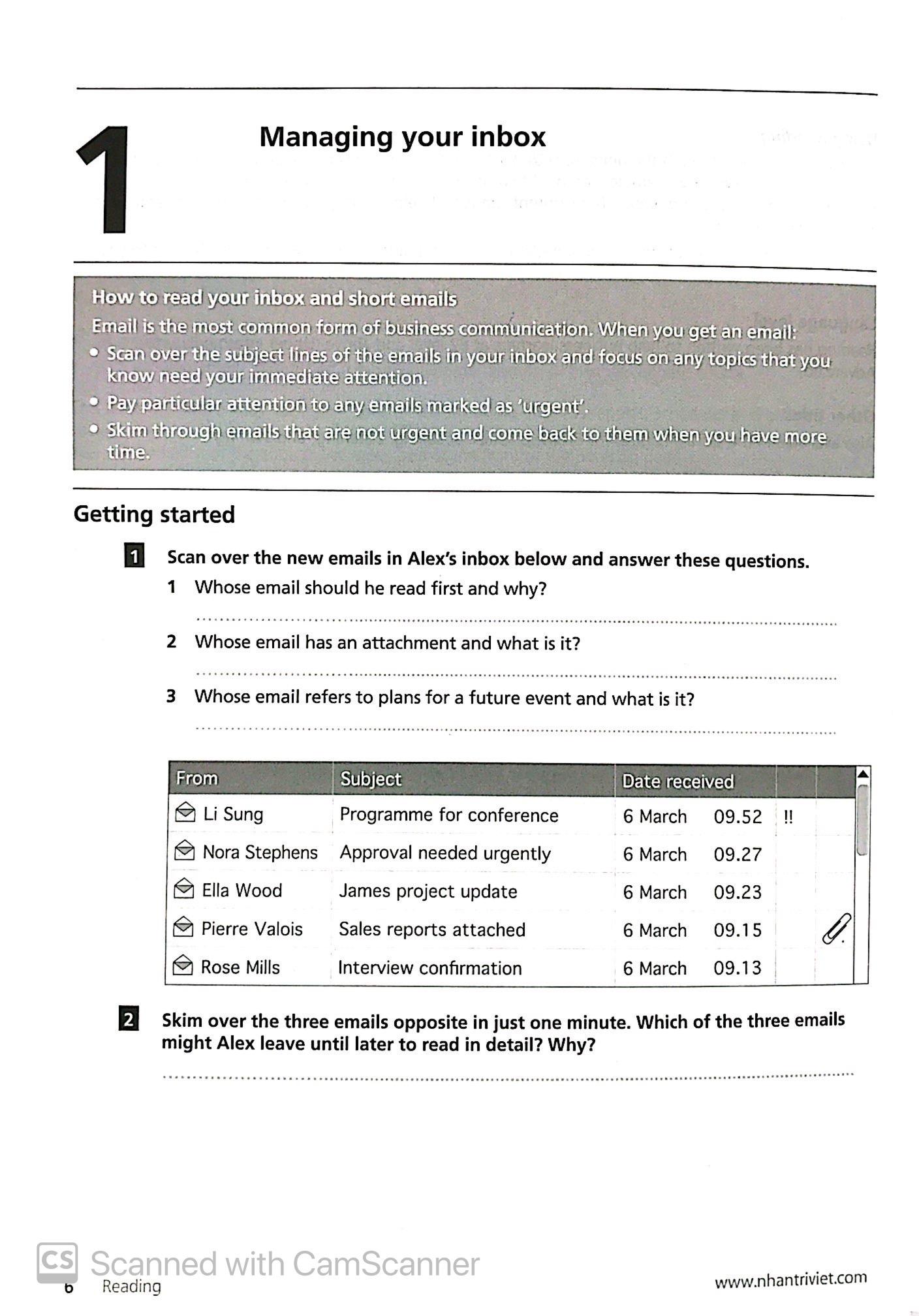 Collins English For Business Reading