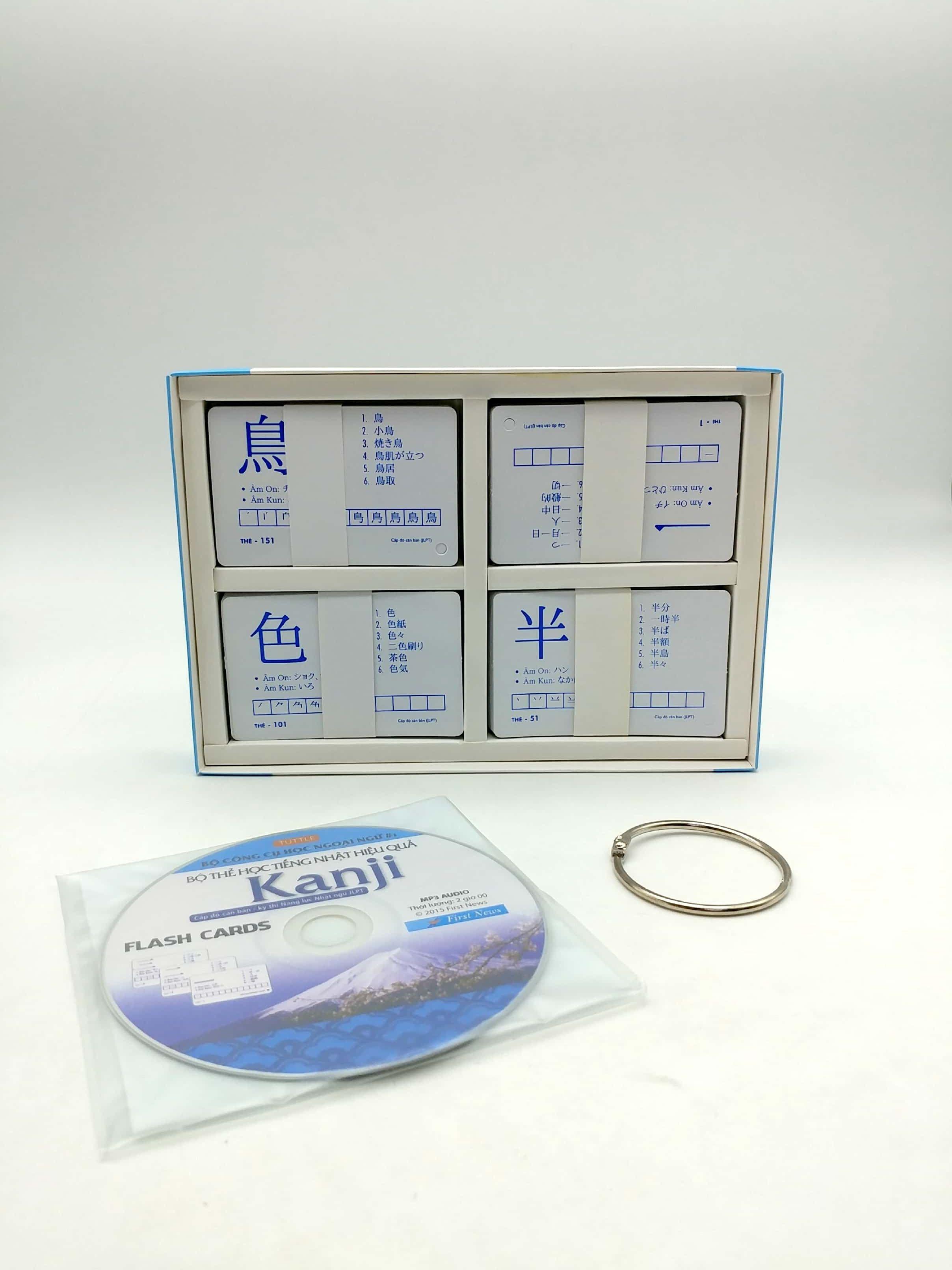 Sách - Bộ Thẻ Học Tiếng Nhật Hiệu Quả Kanji