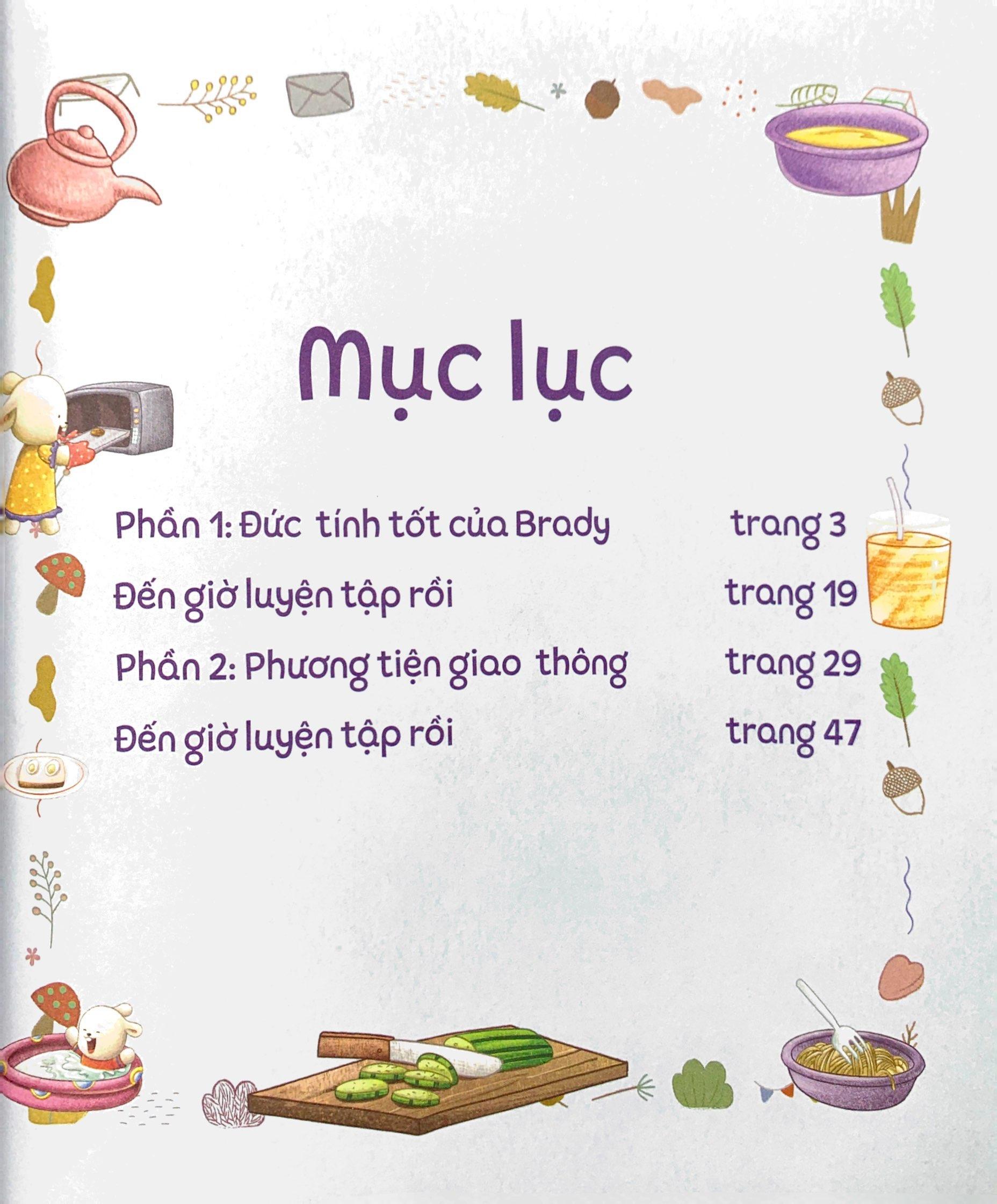 Brady Siêu Đỉnh - 365 Ngày Phát Triển Trí Tuệ - Level 3 - Đức Tính Tốt Và Phương Tiện Giao Thông