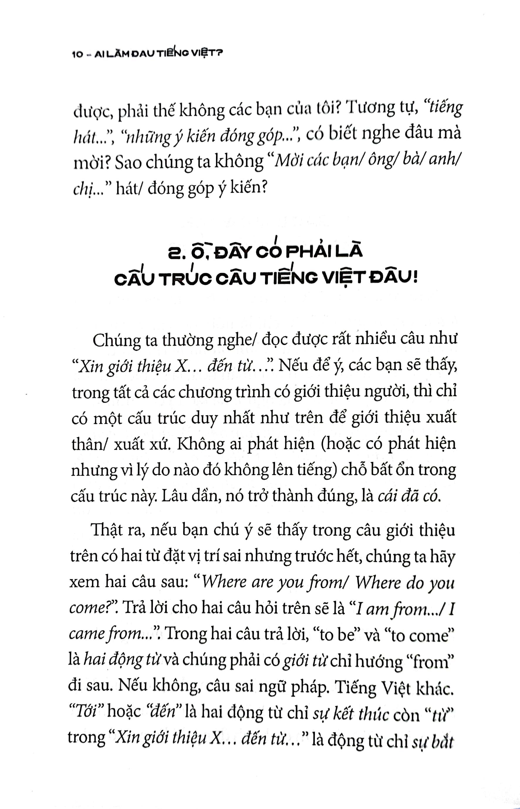 Ai Làm Đau Tiếng Việt?