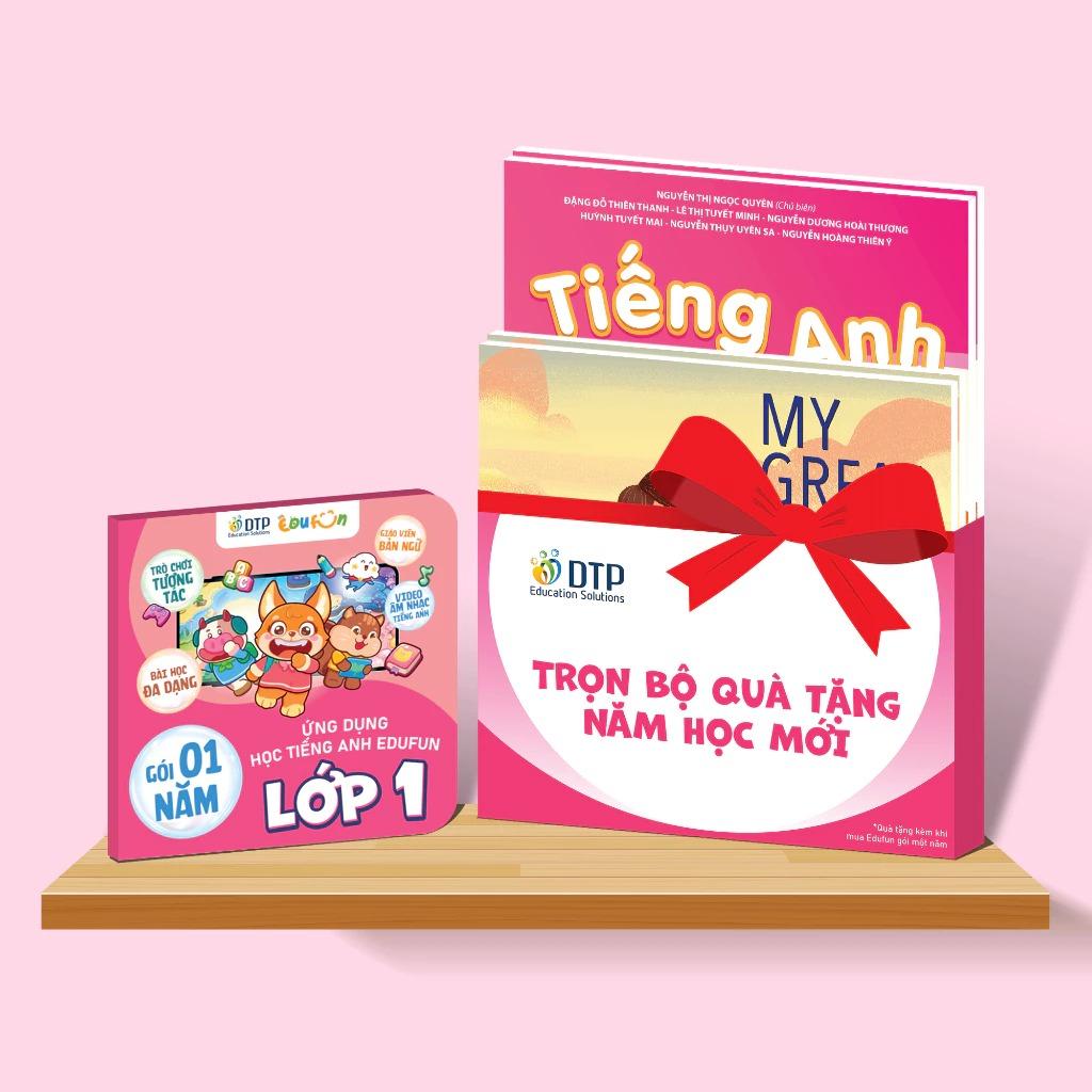 Gói Edufun Premium Level 1 (Thẻ Học Tiếng Anh EDUFUN + Tặng Kèm Sách Học Sinh, Sách Bài Tập, 2 Cuốn Truyện)