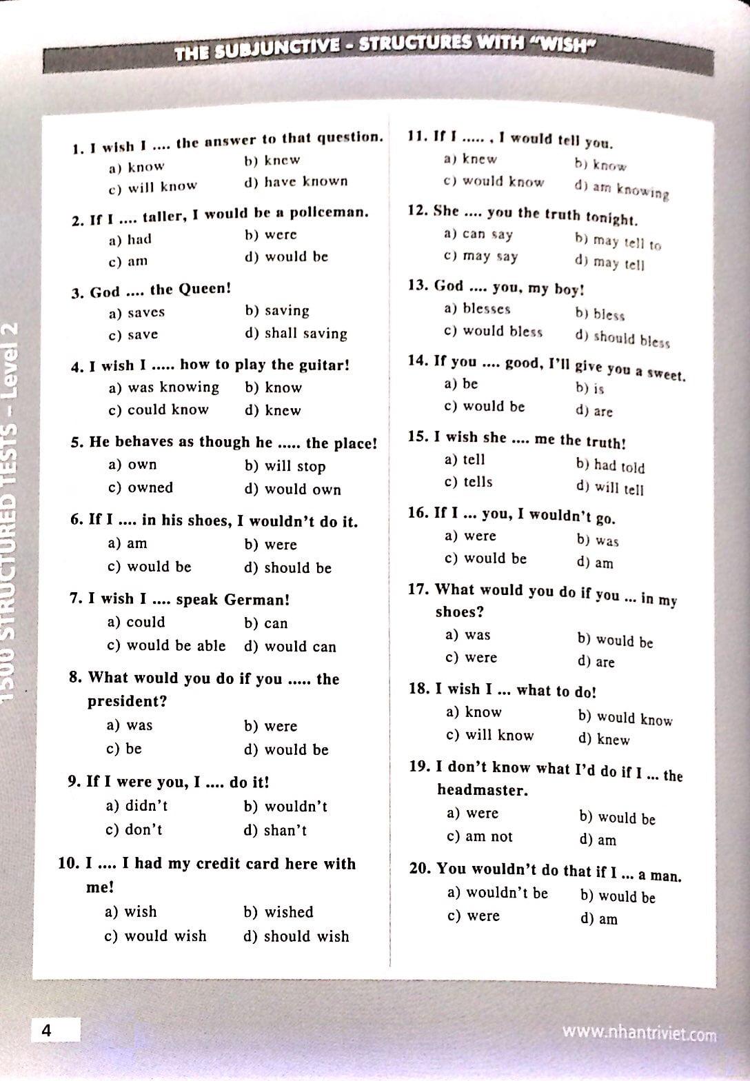 1500 Structured Tests Leve 2 (Không CD)