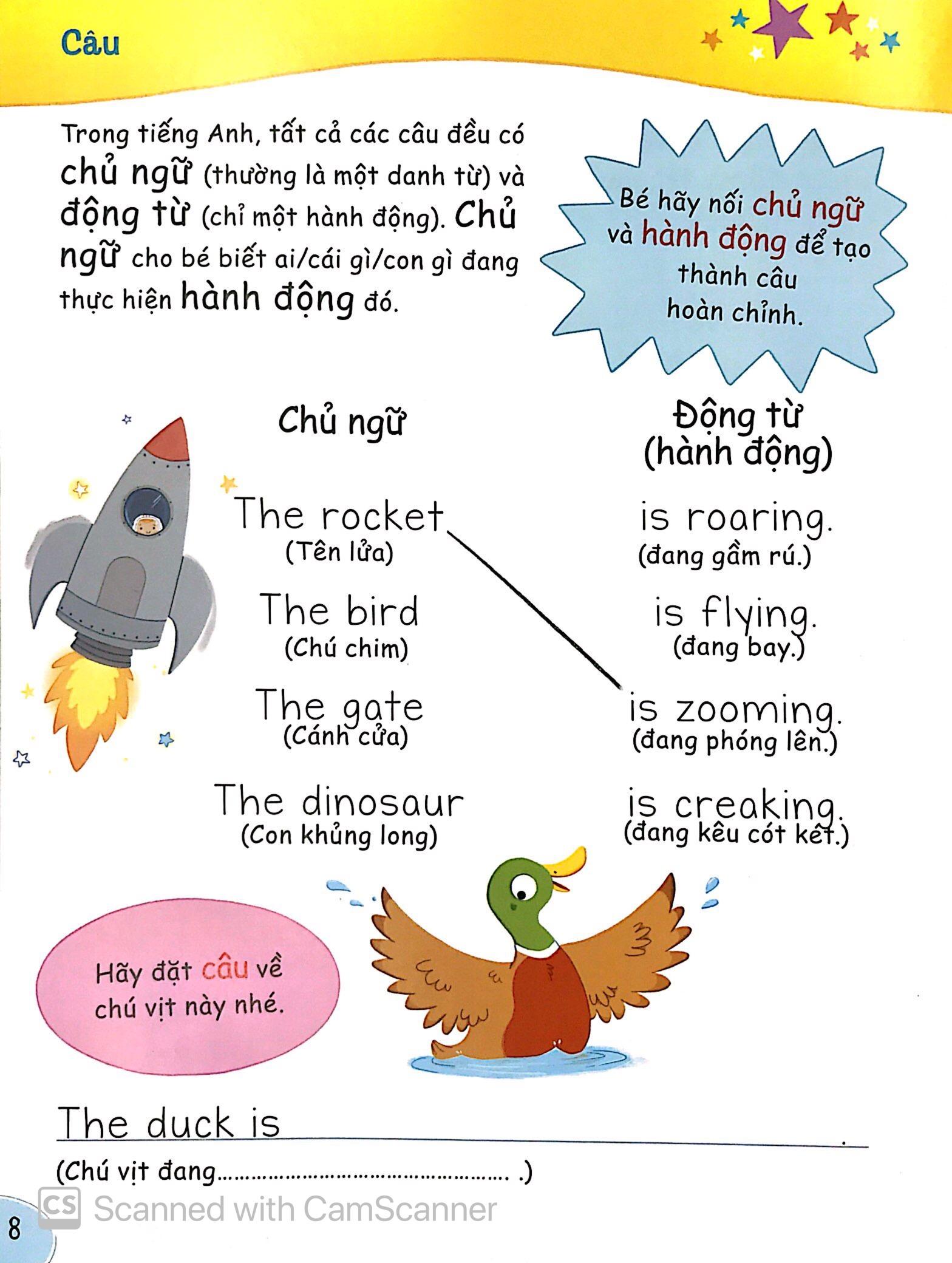 Bé Học Ngữ Pháp Tiếng Anh: Động Từ