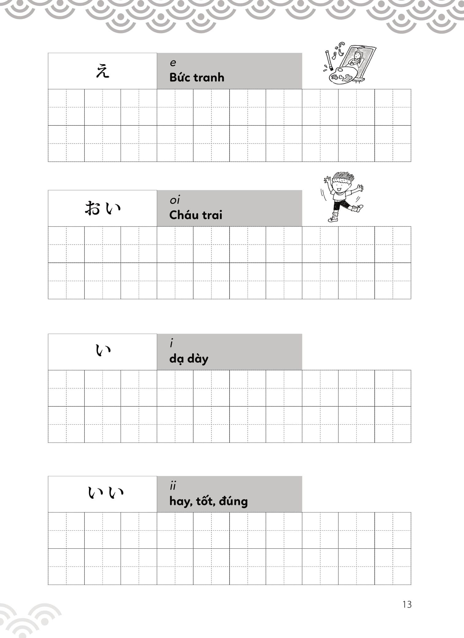 Tập Viết Tiếng Nhật Bảng Chữ Cái Hiragana