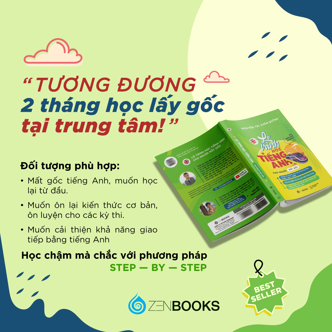 Combo Sách Học Tiếng Anh Mất Gốc - Lộ Trình Từ A-Z Đến Giao Tiếp Tự Tin - The English Journey