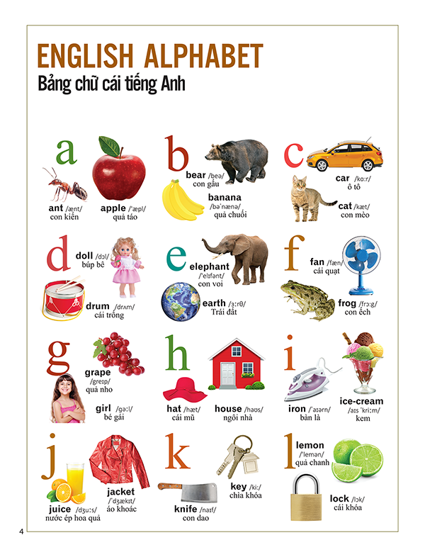 My First 1000 English Words - 1000 Từ Tiếng Anh Đầu Tiên Cho Bé - Bìa Cứng (Tái Bản)