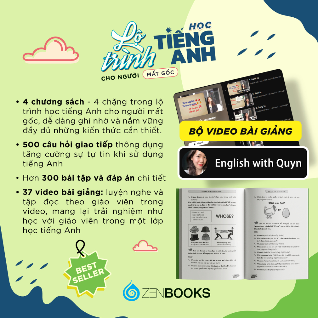 Bộ Sách Mentor + Lộ Trình Học Tiếng Anh Cho Người Mất Gốc