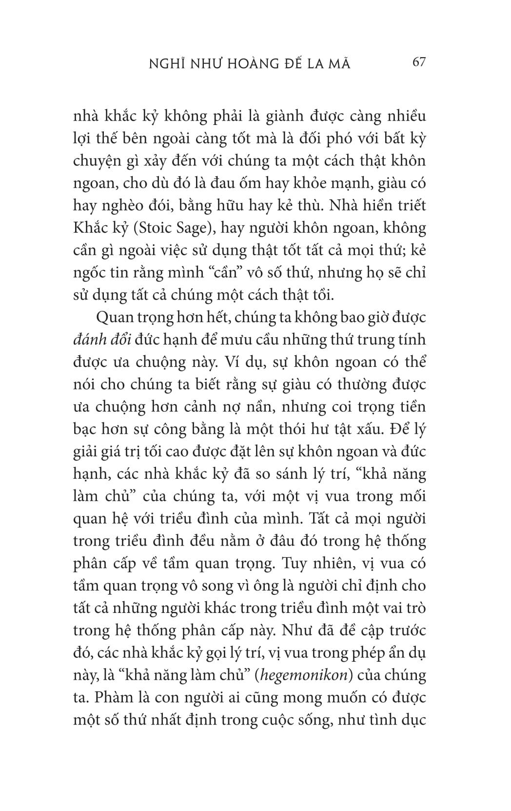 Nghĩ Như Hoàng Đế La Mã - Triết Lý Khắc Kỷ Của Marcus Aurelius