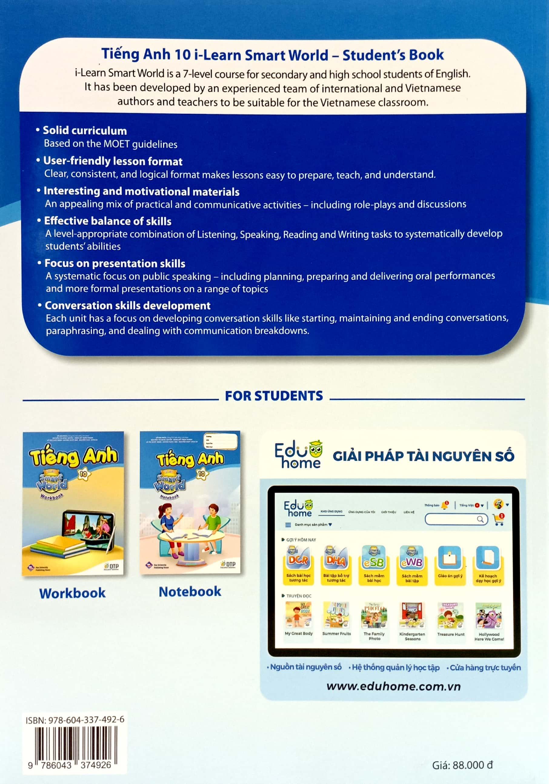 Tiếng Anh 10 I-Learn Smart Start - Studen
