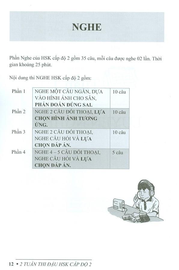 2 Tuần Thi Đậu HSK Cấp Độ 2 (Bản Mới)