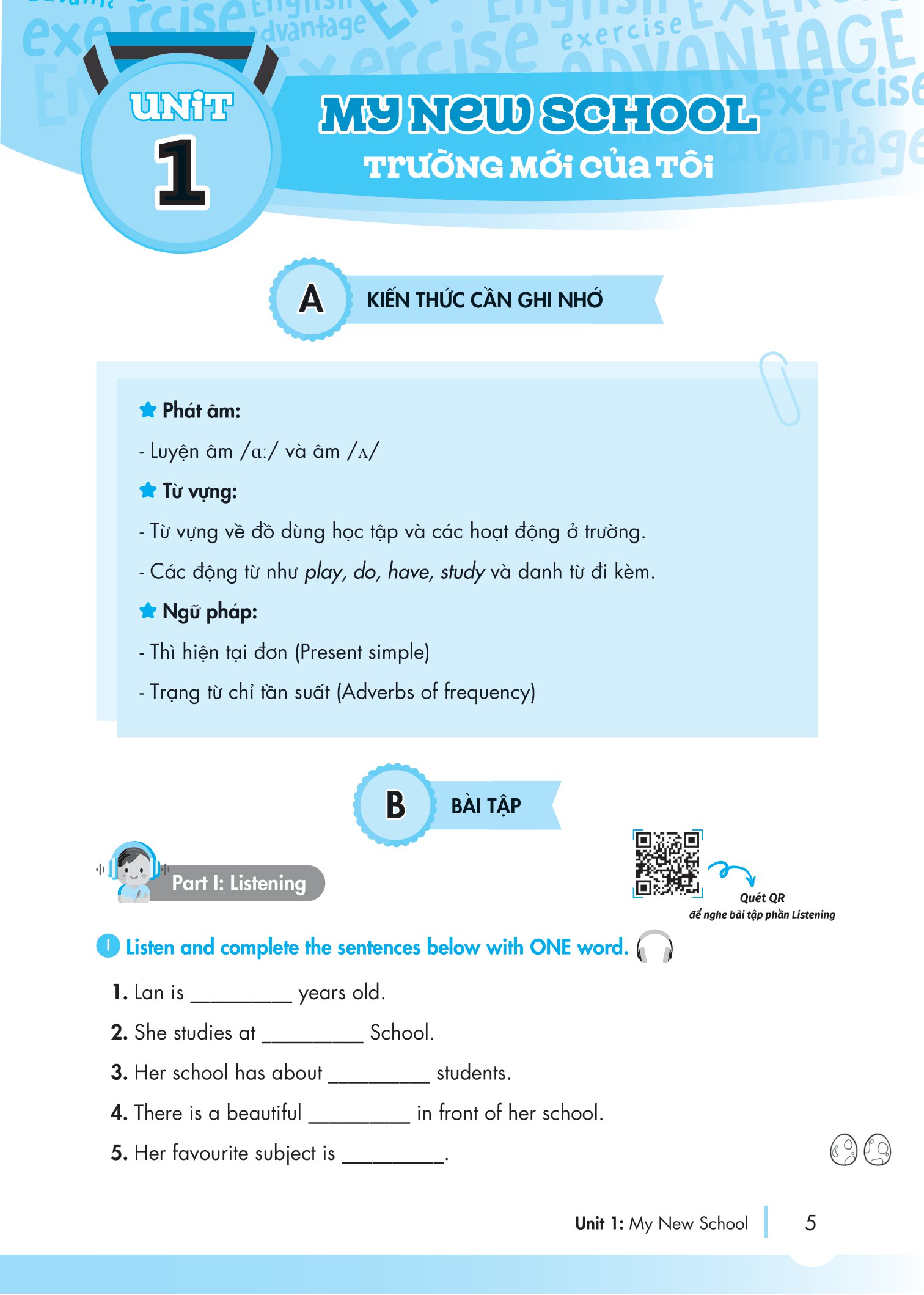 Bổ trợ nâng cao 4 kỹ năng Tiếng Anh Nghe - Nói - Đọc - Viết 6 (Global Success) - MEGA