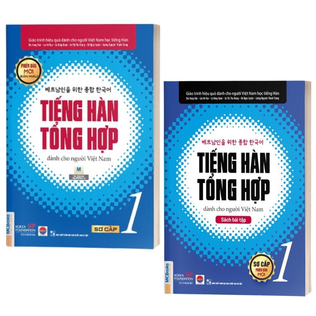 Combo Tiếng Hàn Tổng Hợp Dành Cho Người Việt Nam Tập 1-6 - Giáo Trình Kèm Bài Tập - Bản Quyền