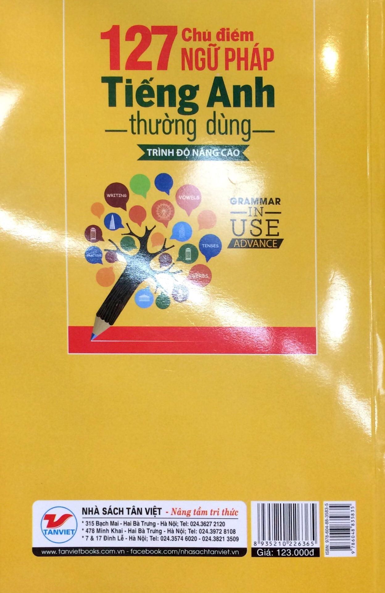 127 Chủ Điểm Ngữ Pháp Tiếng Anh Thường Dùng - Trình Độ Nâng Cao