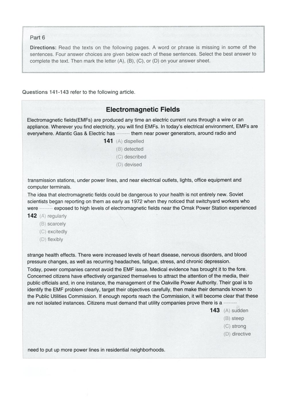 New TOEIC Actual Test Part 5,6 (Không CD)