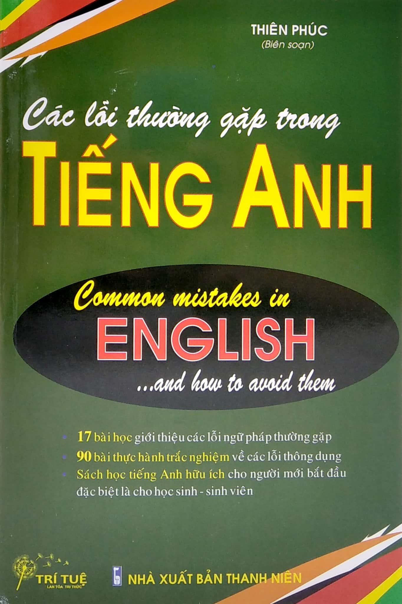 Các Lỗi Thường Gặp Trong Tiếng Anh - Common Mistakes In English