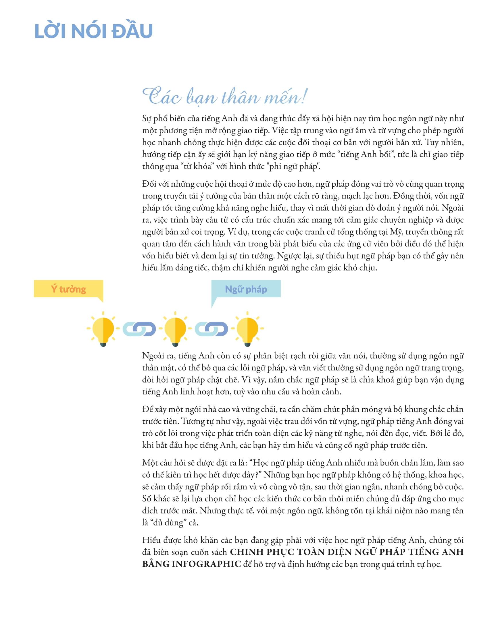 Chinh Phúc Toàn Diện Ngữ Pháp Tiếng Anh Bằng Infographic - Tập 2