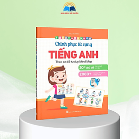 Sách - Bé chinh phục từ vựng Tiếng anh - Theo sơ đồ tư duy Mind Map (Phiên bản mới)