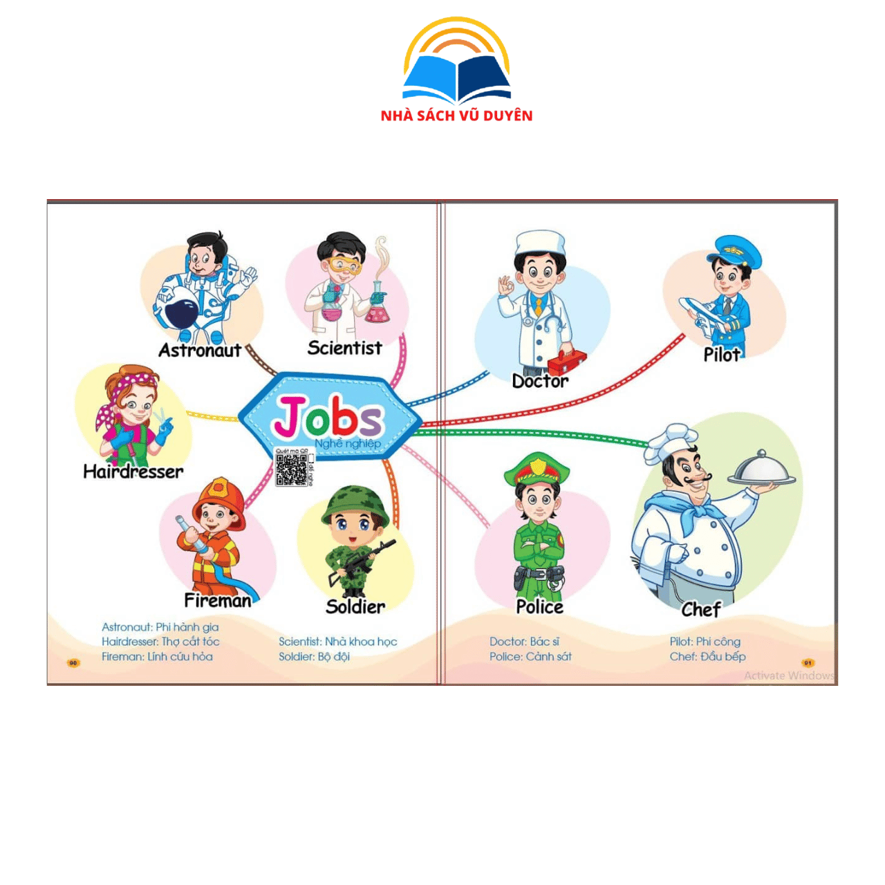 Sách - Bé chinh phục từ vựng Tiếng anh - Theo sơ đồ tư duy Mind Map (Phiên bản mới)