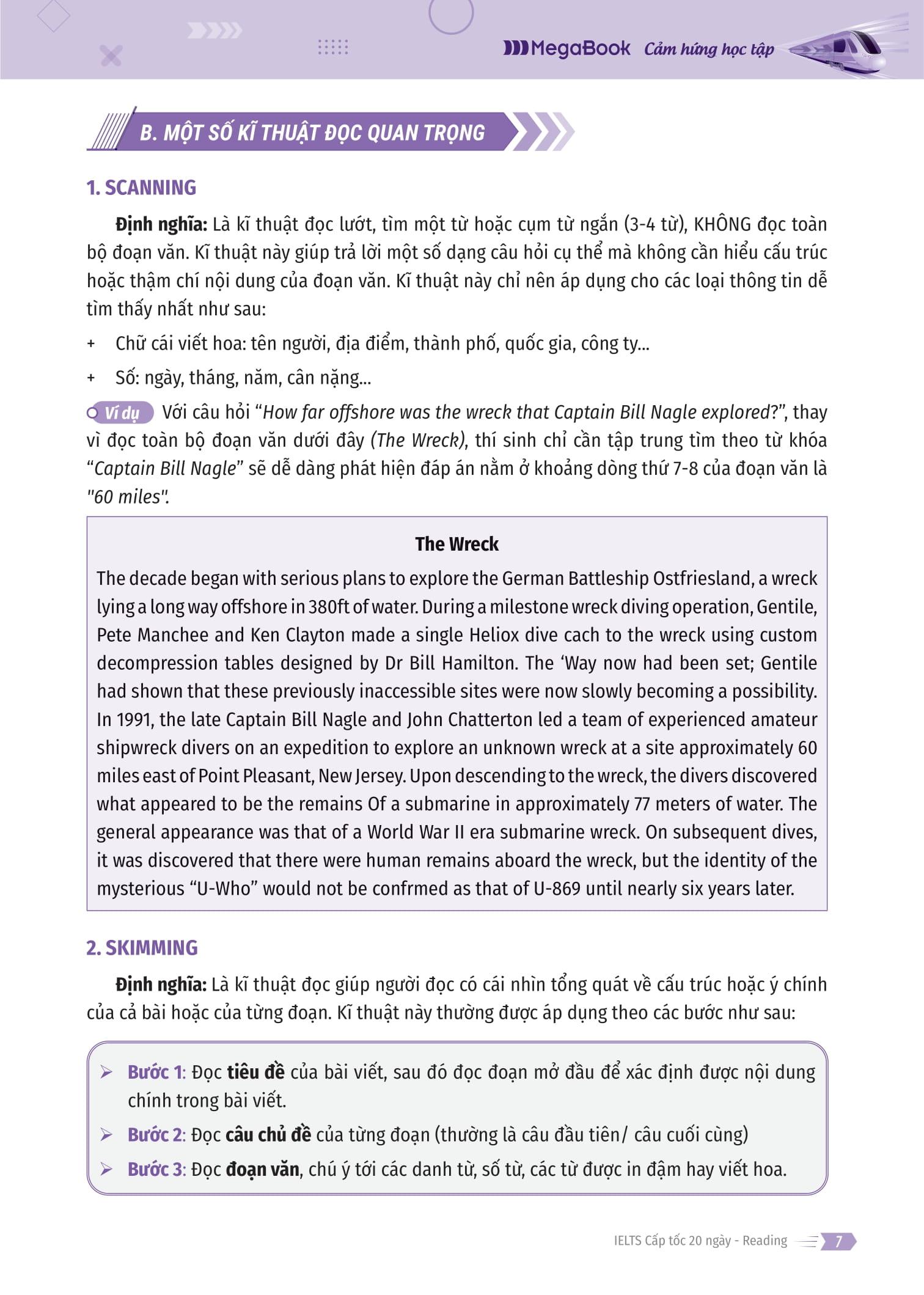 IELTS Cấp Tốc - 20 Ngày Reading