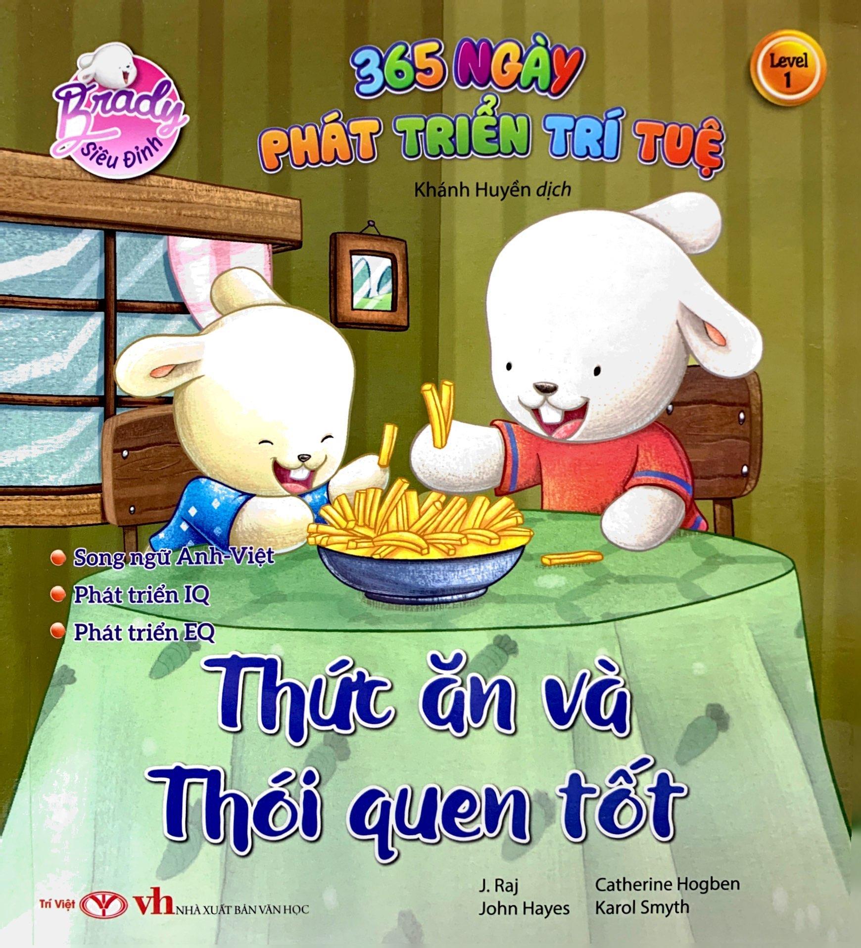 Brady Siêu Đỉnh - 365 Ngày Phát Triển Trí Tuệ - Level 1 - Thức Ăn Và Thói Quen Tốt
