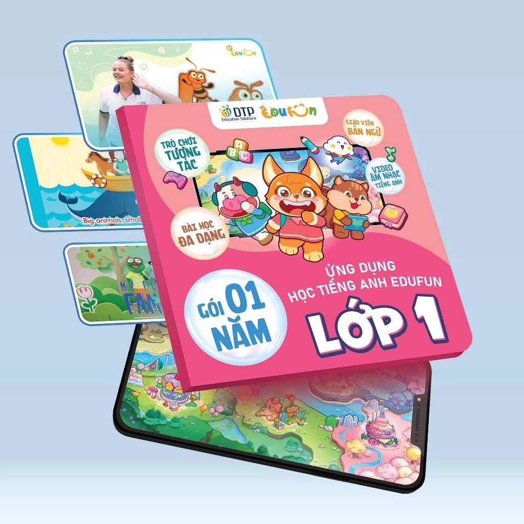 Gói Edufun Premium Level 1 (Thẻ Học Tiếng Anh EDUFUN + Tặng Kèm Sách Học Sinh, Sách Bài Tập, 2 Cuốn Truyện)