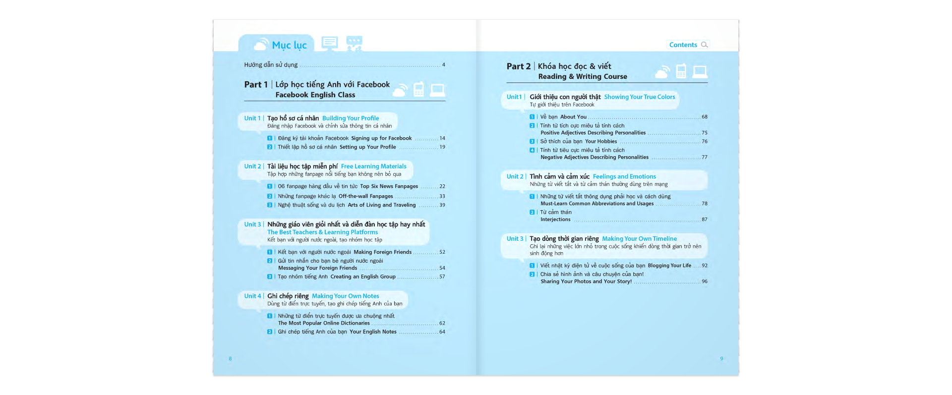 Học Tiếng Anh Với Facebook (Kèm 1 CD)