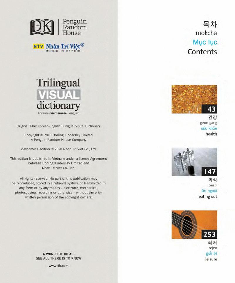 Korean Vietnamese English Trilingual Dictionary