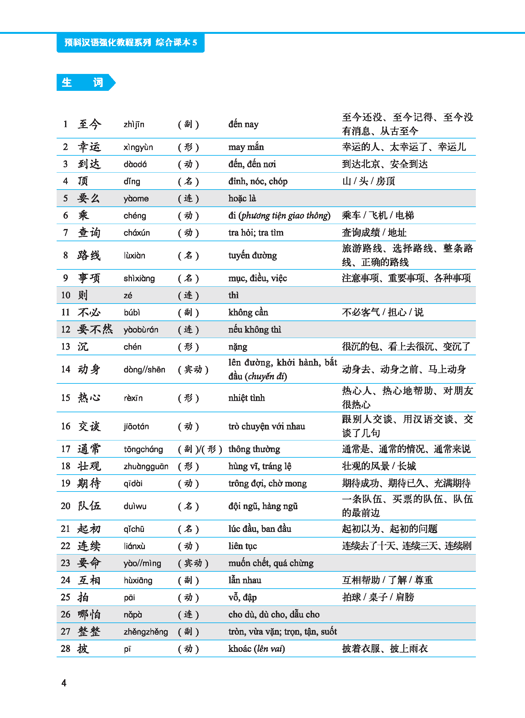 Giáo Trình Tiếng Trung Tăng Cường (Khổ Lớn - In Màu) - Giáo Trình Tổng Hợp 5 (Học Kèm Khóa Học Trực Tuyến Miễn Phí, Tặng File Nghe MP3)