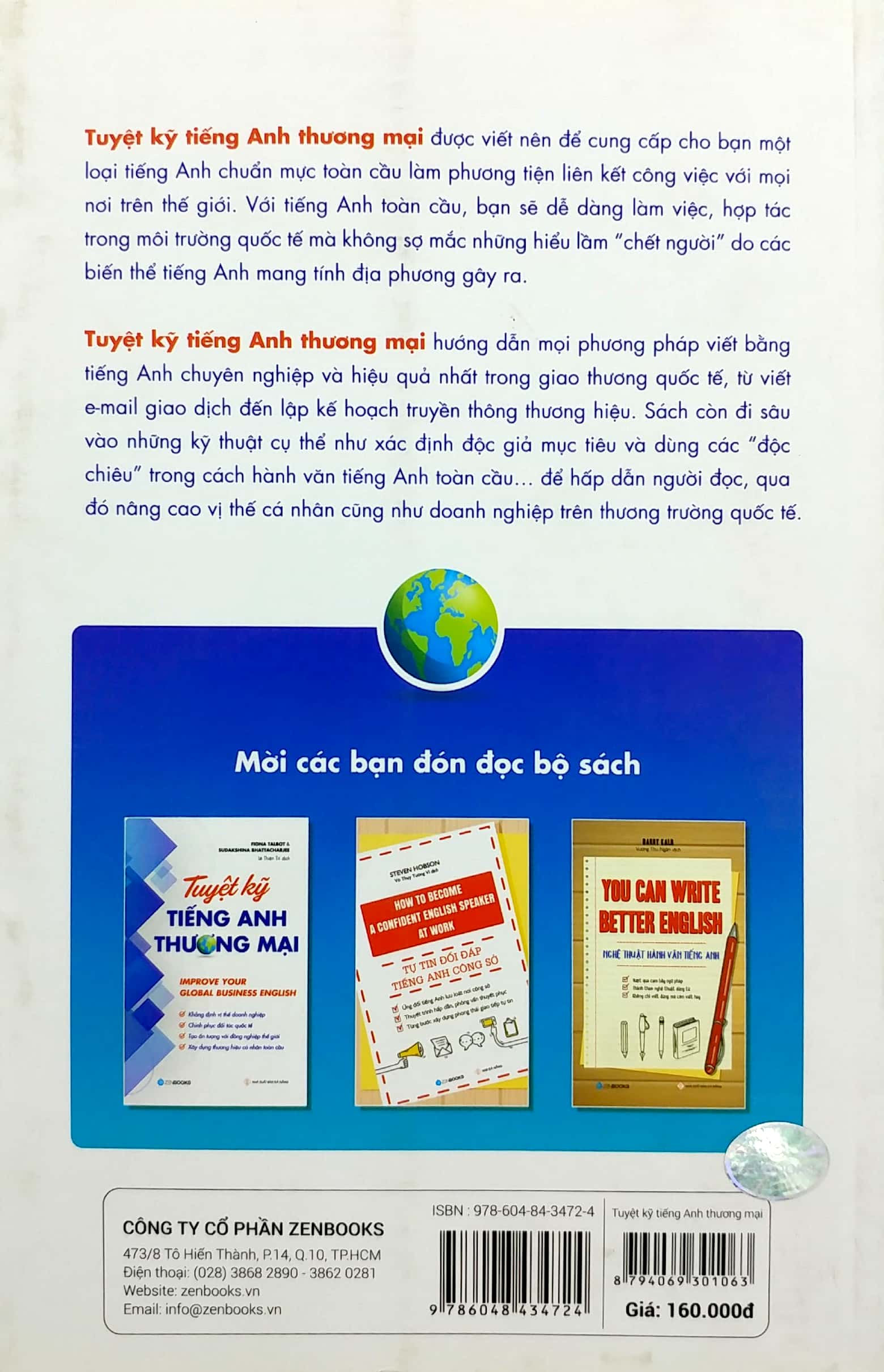 (Quà Tặng Không Bán) Sách - Tuyệt Kỹ Tiếng Anh Thương Mại - Improve your Global Business English