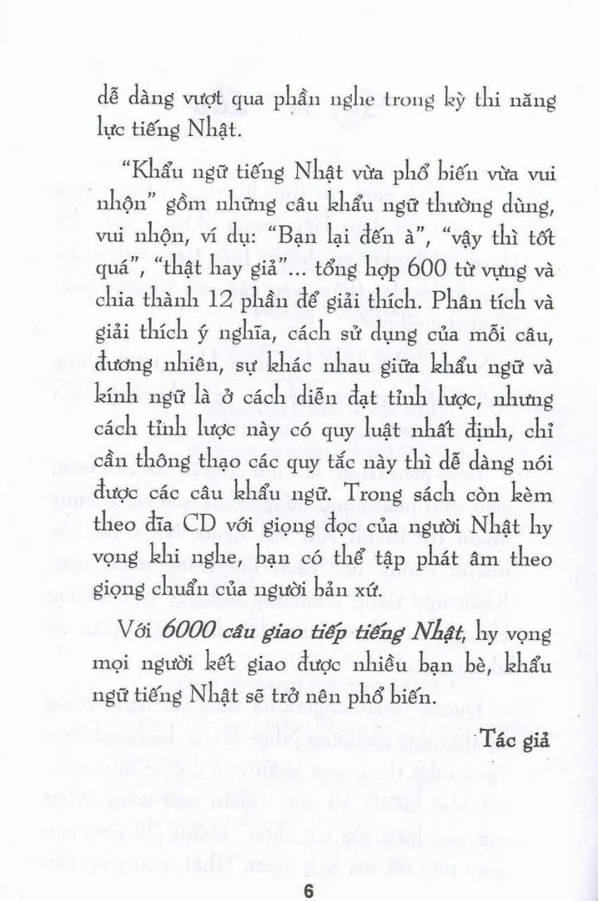 Sách-6000 Câu Giao Tiếp Tiếng Nhật-Tiếng Nhật cho Người Mới Bắt Đầu (tái bản 2025)