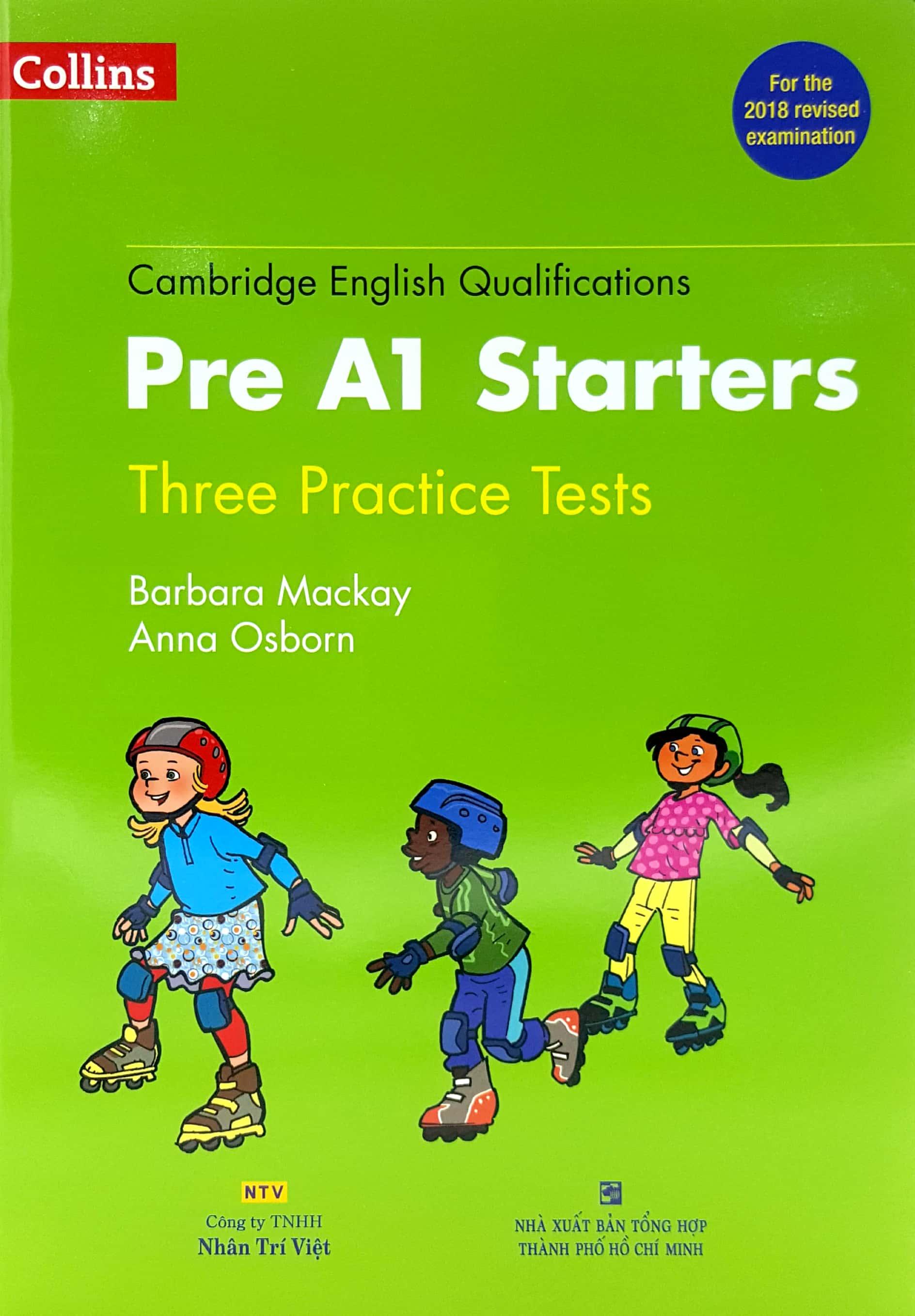 Collins - Pre A1 Starters - Three Practice Tests - Kèm 1 MP3 (Format 2018)