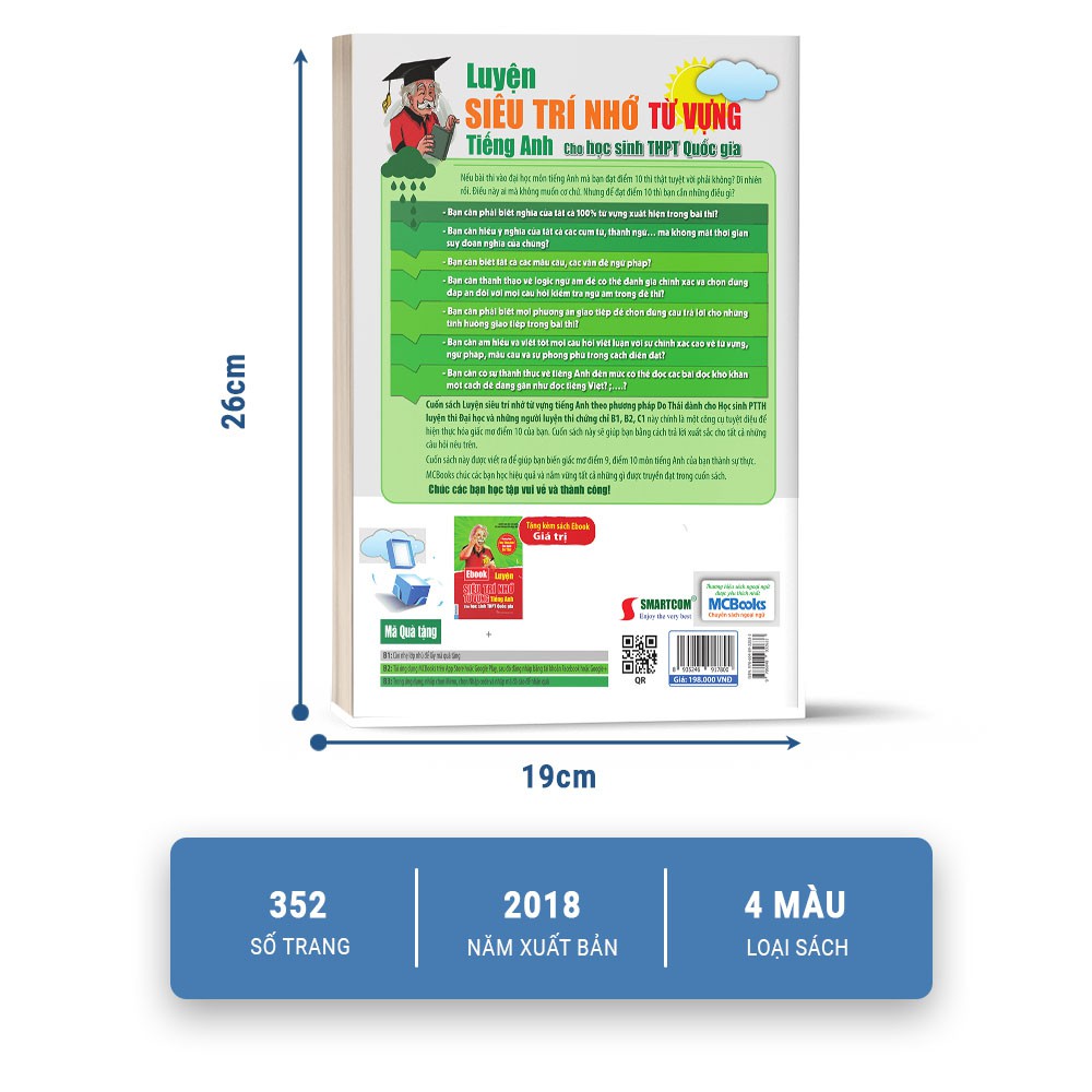Luyện Siêu Trí Nhớ Từ Vựng Tiếng Anh Dành Cho Học Sinh THPT Quốc Gia (Tái Bản)