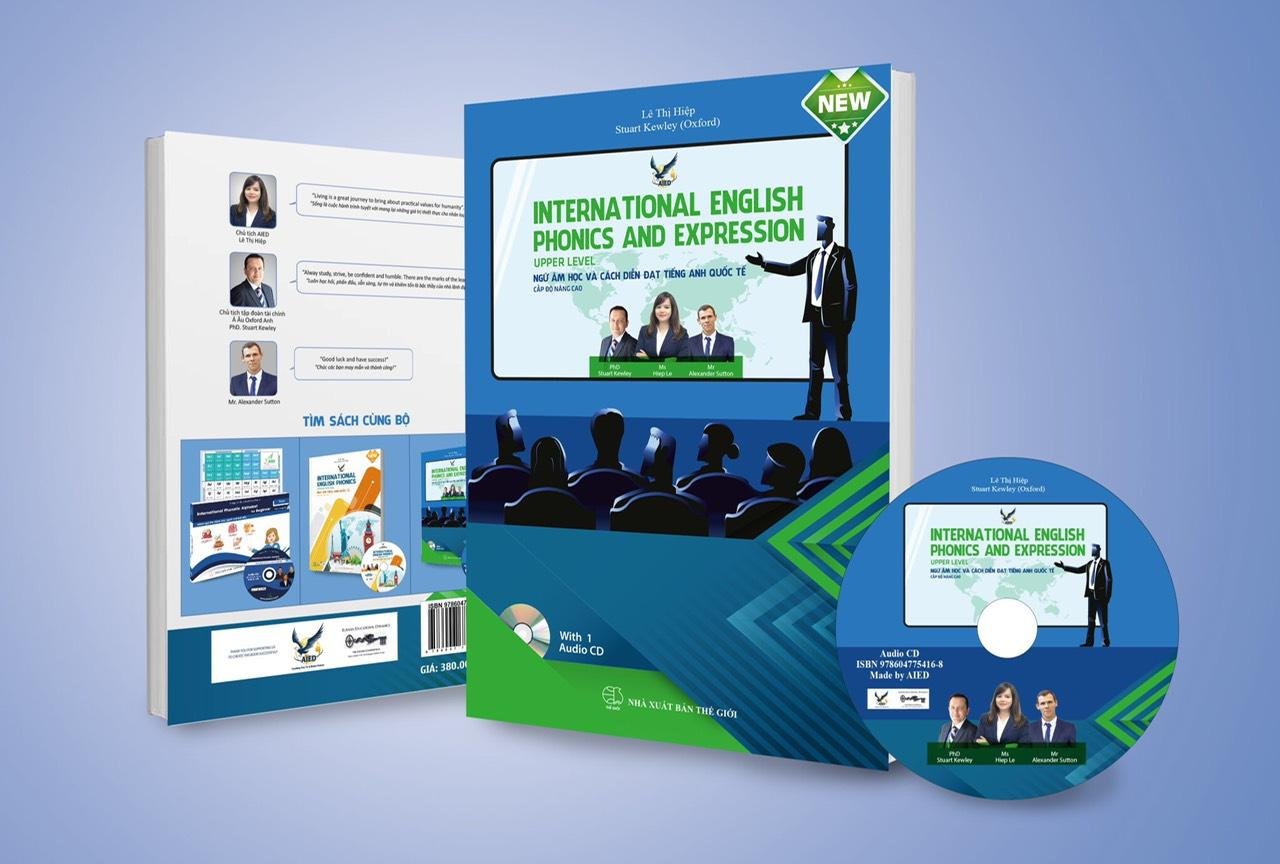 Combo Bộ sách Cẩm nang học tiếng Anh & Ngữ âm tiếng anh quốc tế 3 cấp độ Sơ cấp - Trung cấp - Nâng cao