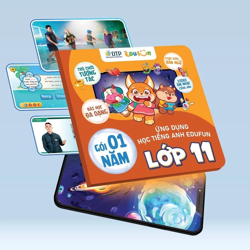 Gói Edufun Premium Level 11 (Thẻ Học Tiếng Anh EDUFUN + Tặng Kèm Sách Học Sinh, Sách Bài Tập, 2 Cuốn Truyện)