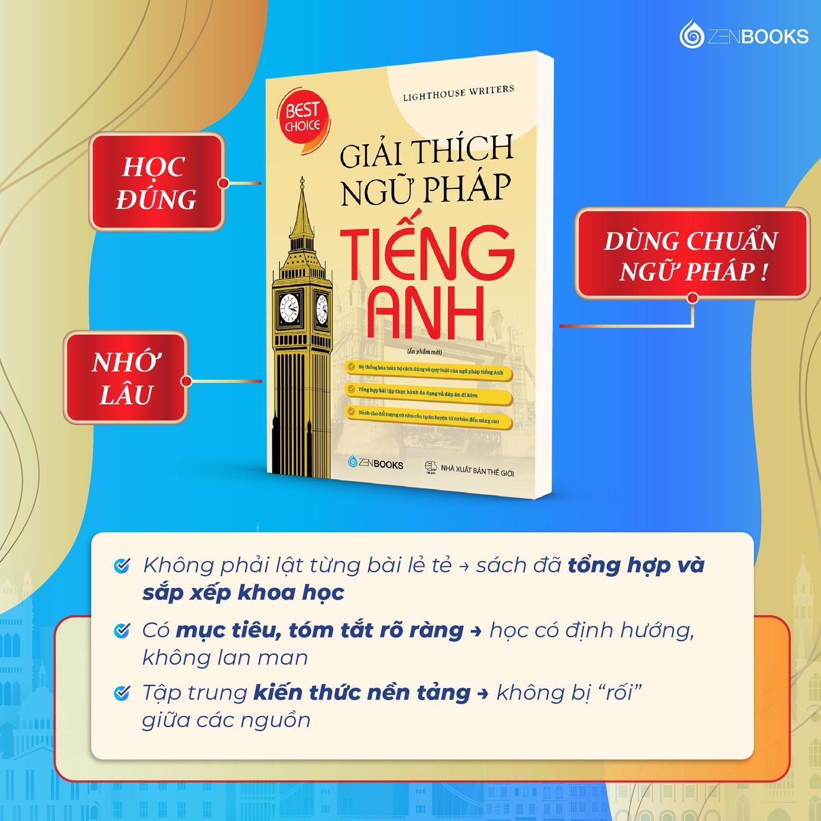Giải Thích Ngữ Pháp Tiếng Anh (Ấn Phẩm Mới) - Bản Quyền