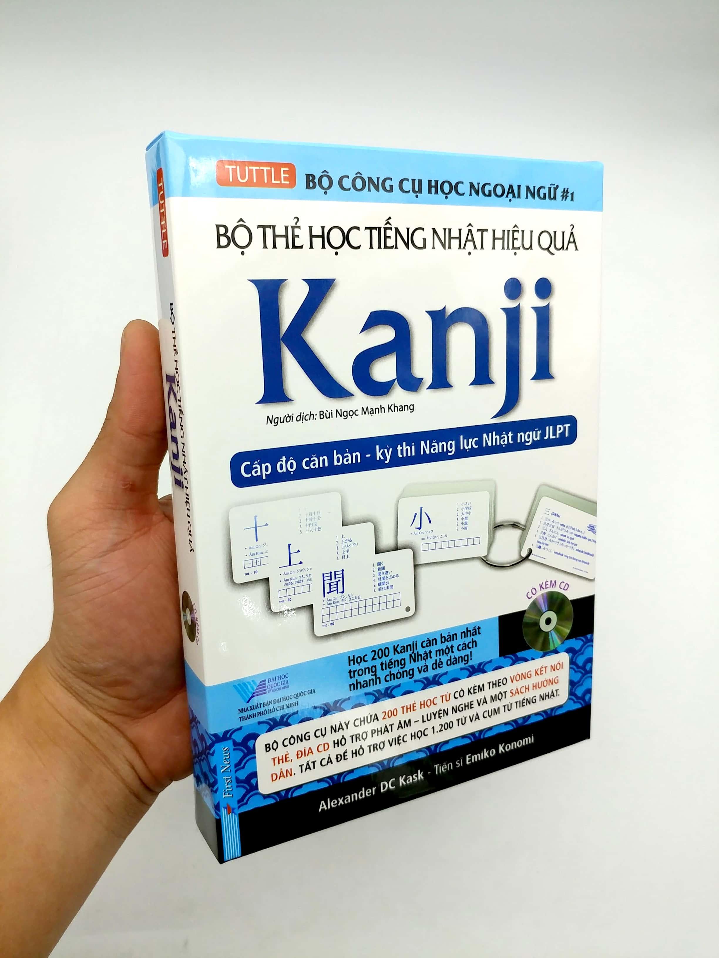Sách - Bộ Thẻ Học Tiếng Nhật Hiệu Quả Kanji