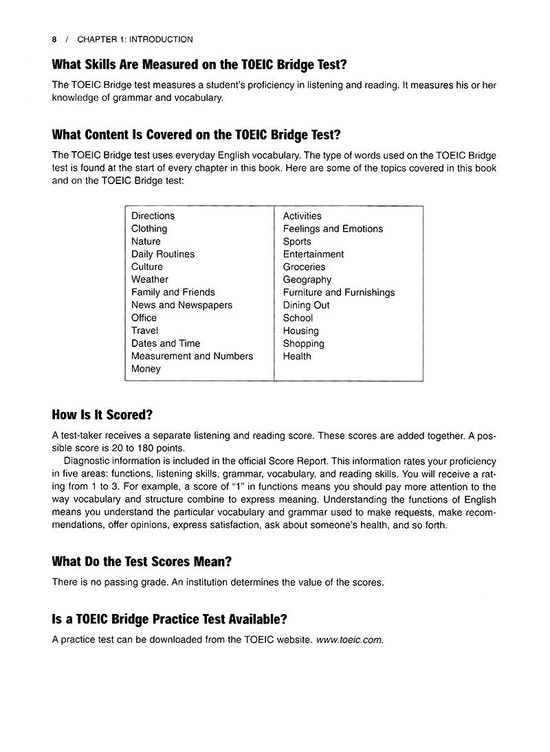 Toeic Bridge Test (Tái Bản)