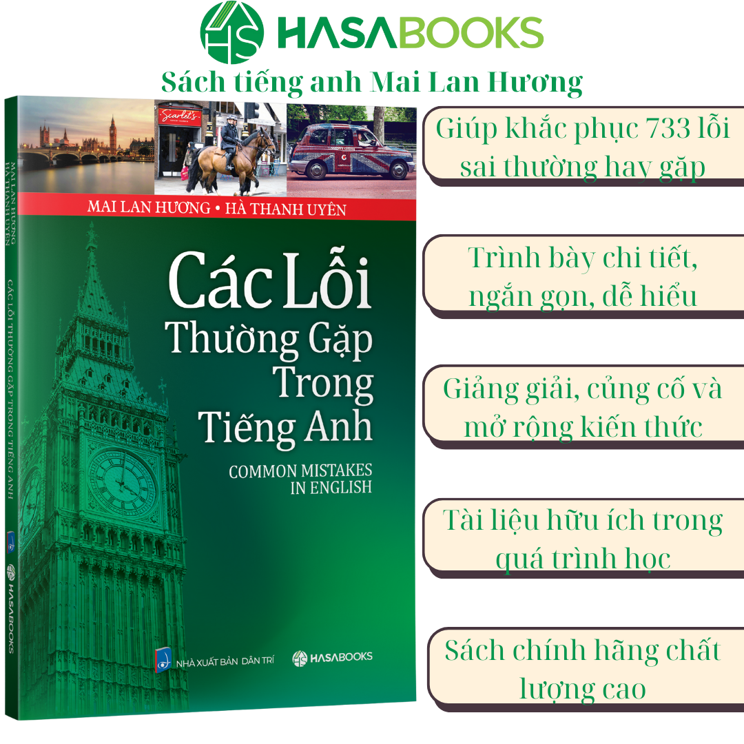 Combo 2 Cuốn Ngữ Pháp Tiếng Anh Và Các Lỗi Thường Gặp