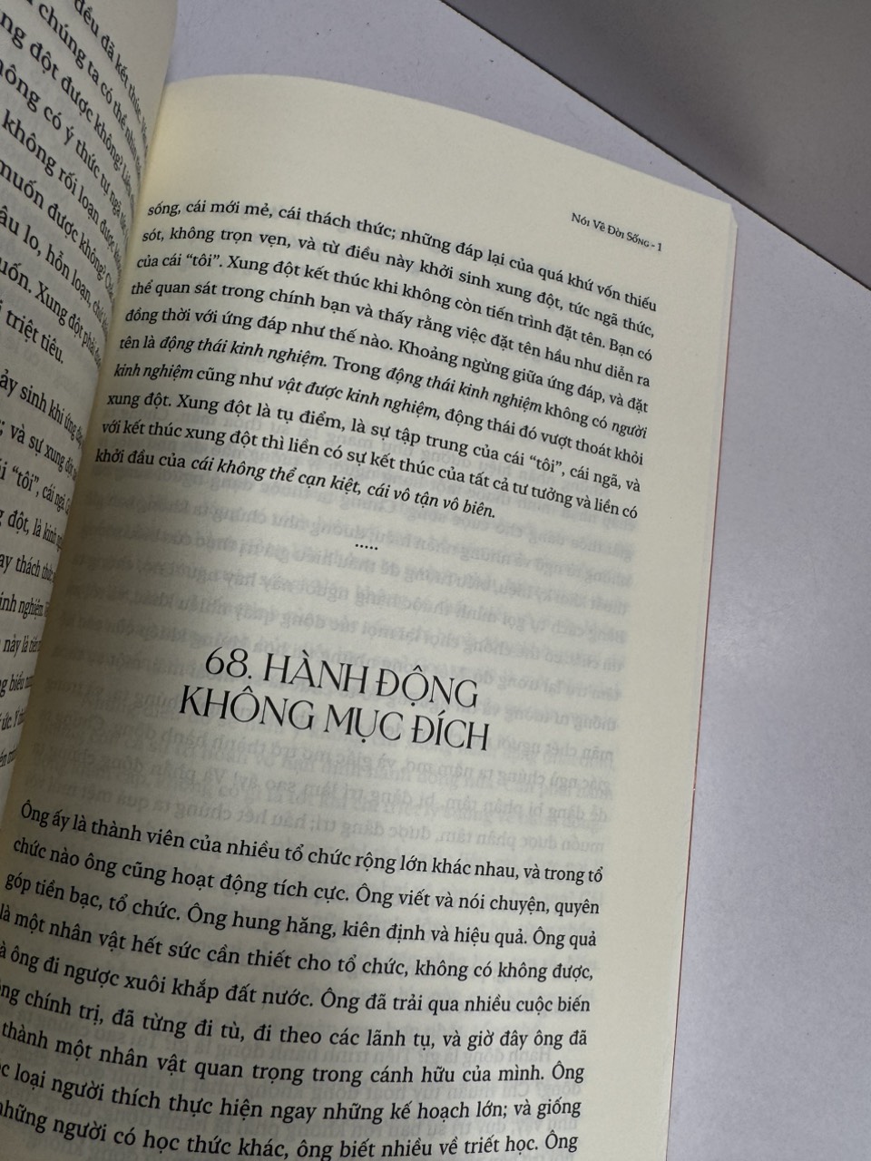 KRISHNAMURTI NÓI VỀ ĐỜI SỐNG (TẬP 1) – Jiddu Krishnamurti - Đào Hữu Nghĩa dịch – Thiện Tri Thức