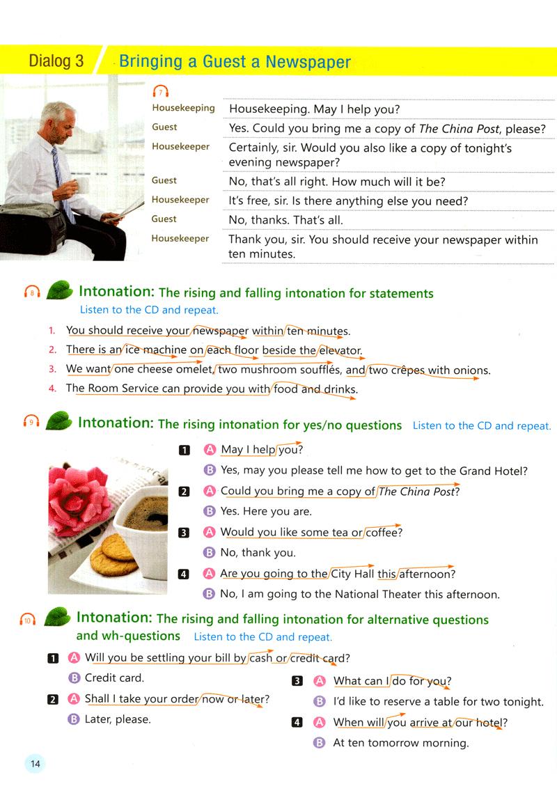 English For Tourism And Restaurants - Book 1 (Kèm file MP3)