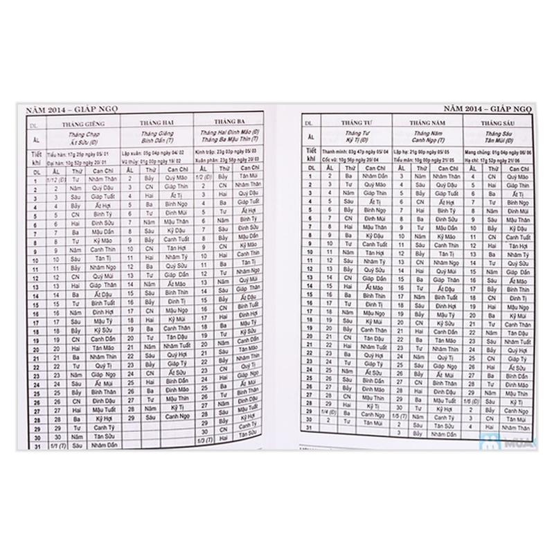 Lịch Vạn Niên Việt Nam Thế Kỳ XXI (2001- 2100) (Tái Bản 2021)